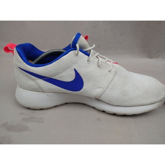 Nike Men Roshe One Running Shoes Ultramarine White Blue Red 511881-100 Size 11 - Picture 4 of 8